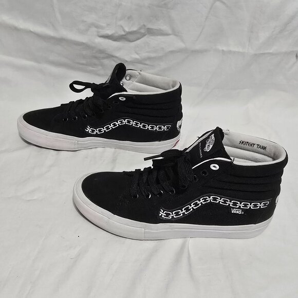 VANS x Sketchy Tank Sk8-Hi Pro Shoes - Black - Sz 7.5 US - Picture 4 of 12